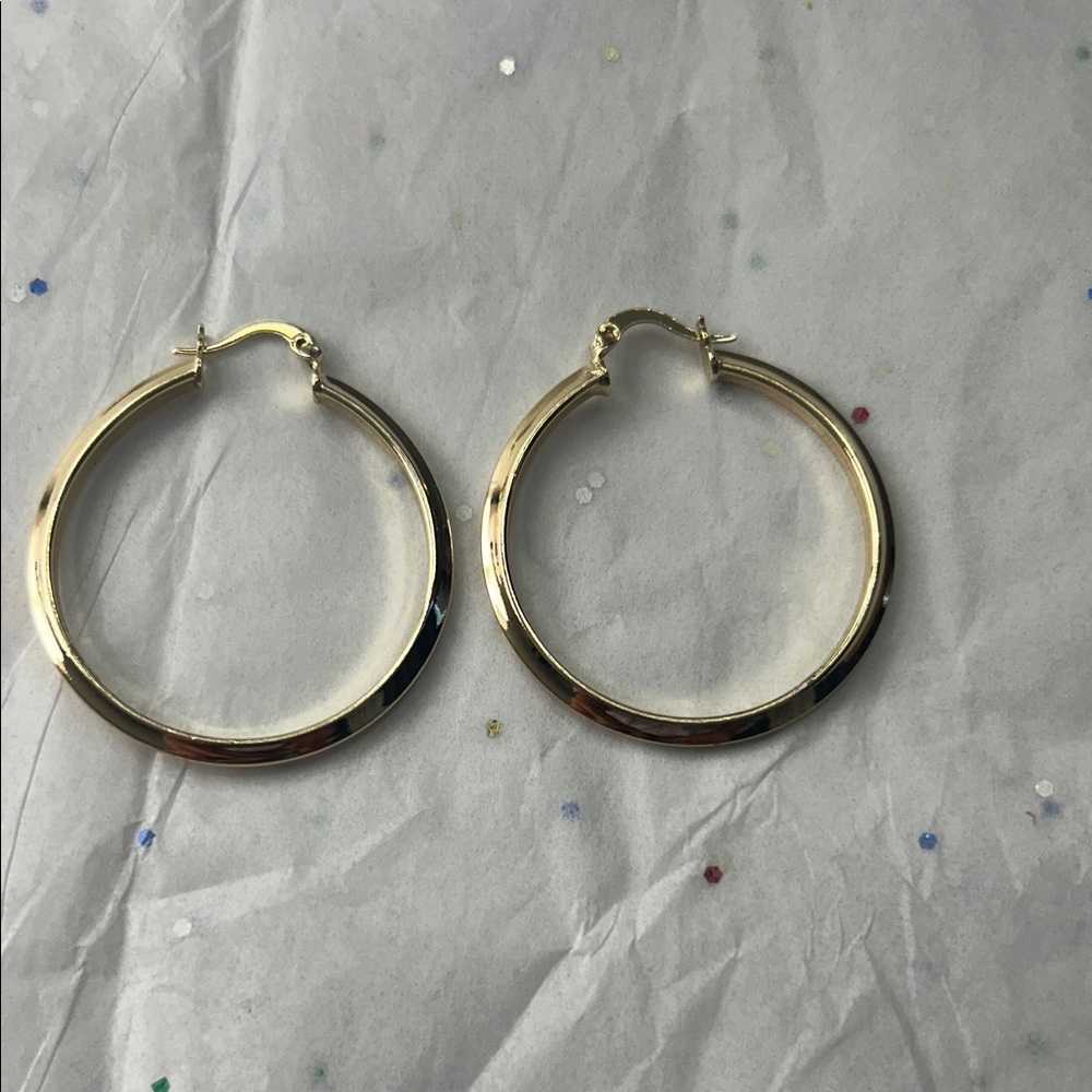 Gold Hoop Earrings